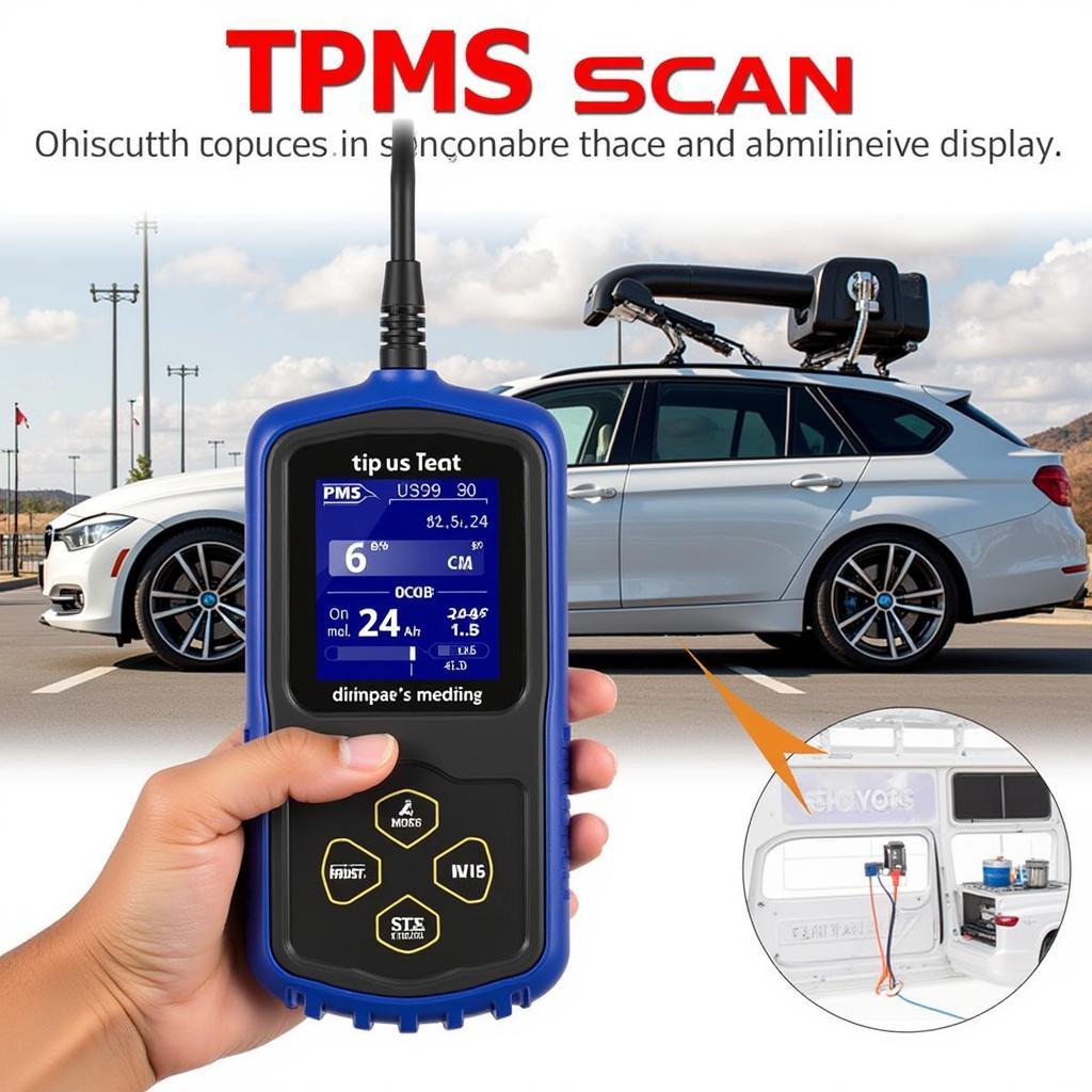 Advanced TPMS Diagnostic Tool with Display