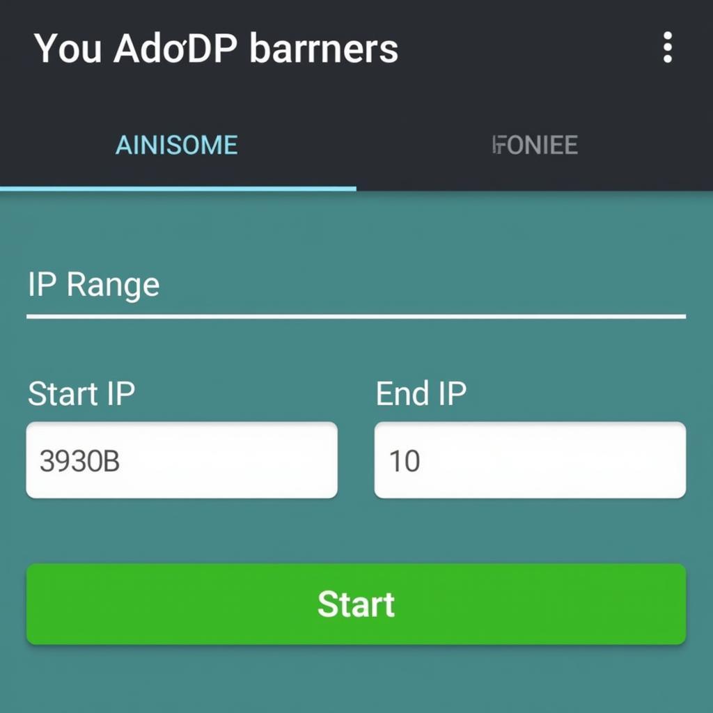 Angry IP Scanner App Interface