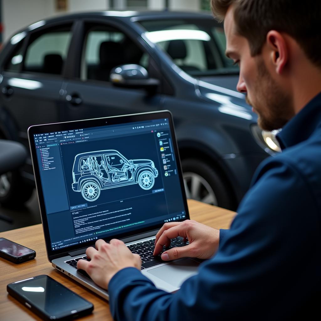 Automotive Diagnostic Software in Use