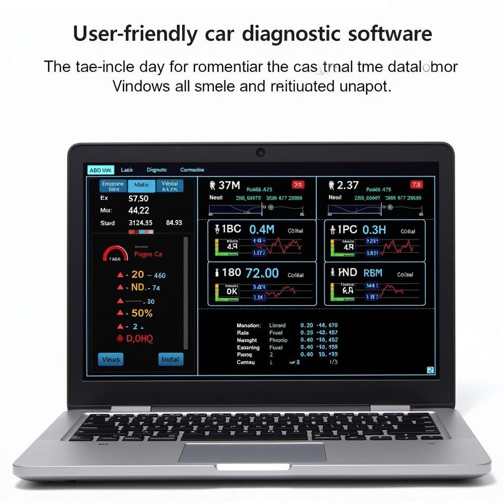 Car Diagnostic Software on Windows 10 Laptop