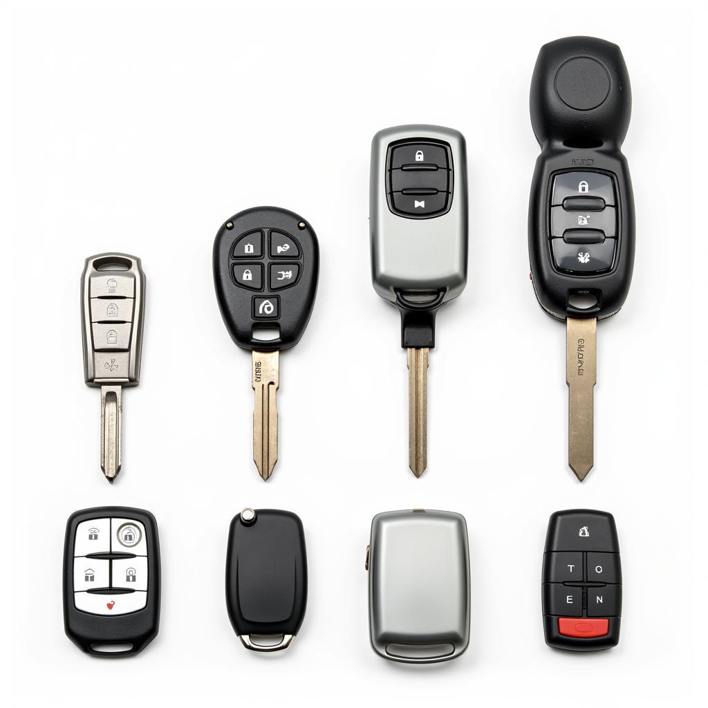 Different Car Key Remote Types