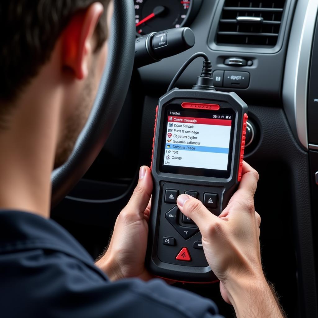 Clearing Airbag Codes with a Scan Tool