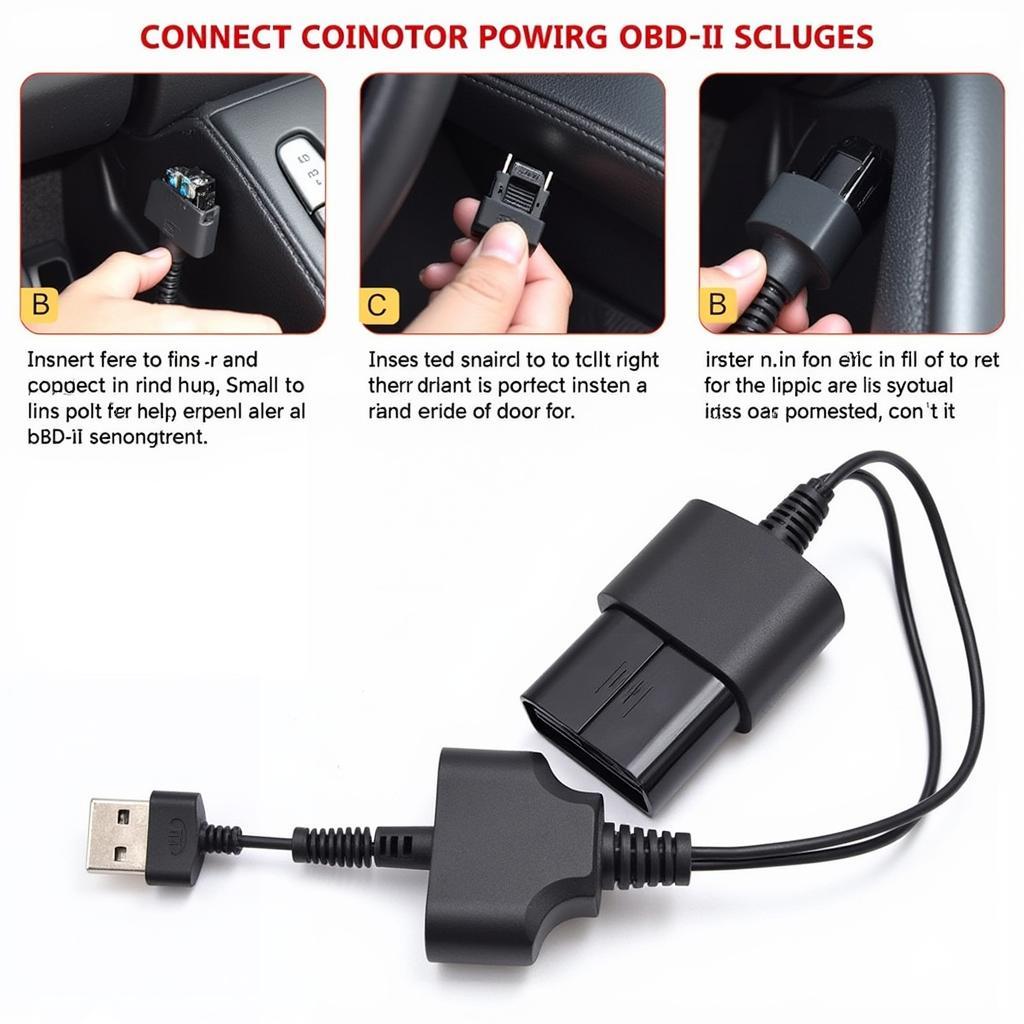 Connecting an OBD2 Scanner to a Car's OBD-II Port