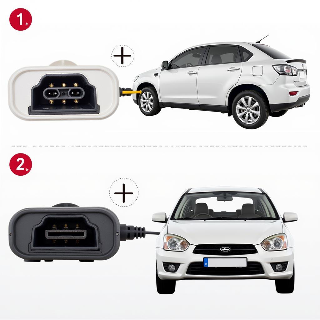 Connecting Scan Tool to Hybrid Vehicle