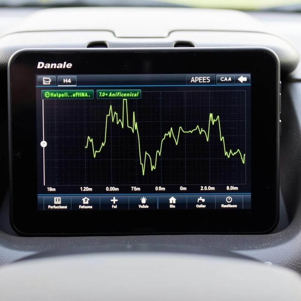 Danale IP scan tool displaying vehicle data