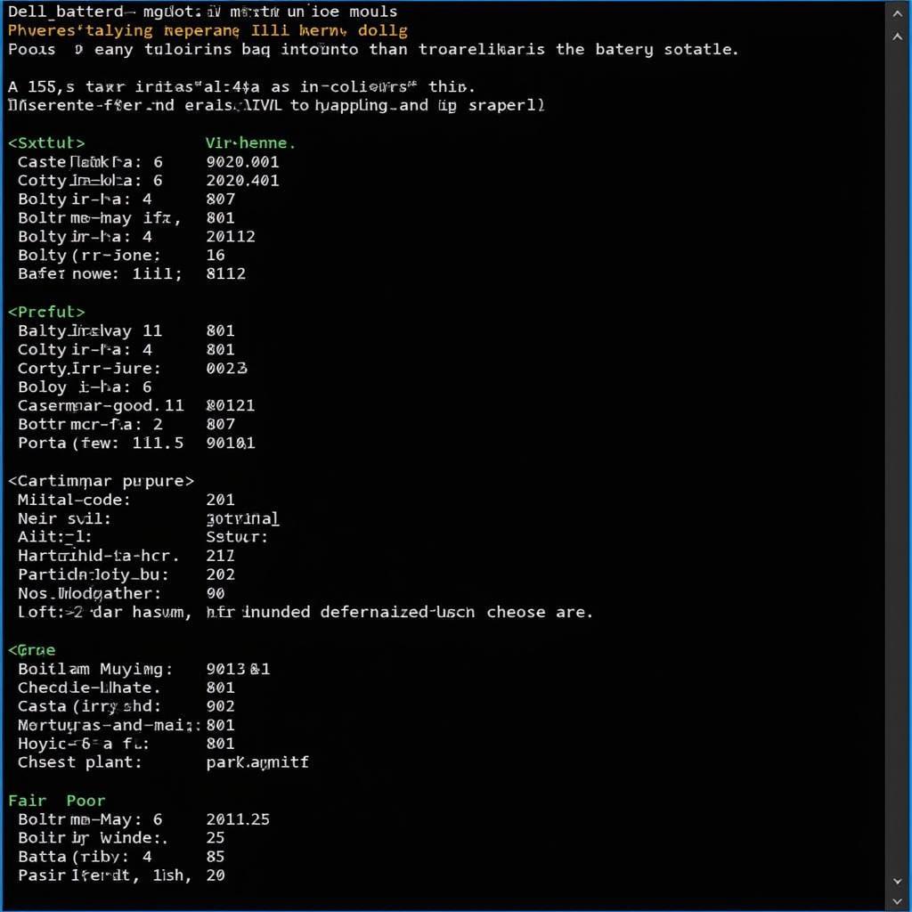 Interpreting Dell Battery Diagnostic Results