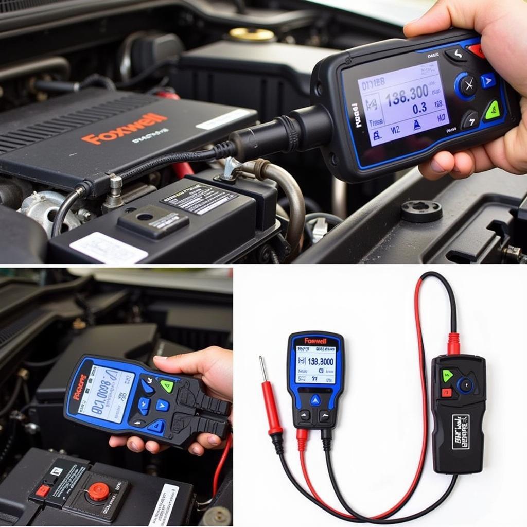 Foxwell BT705 Testing Car Battery