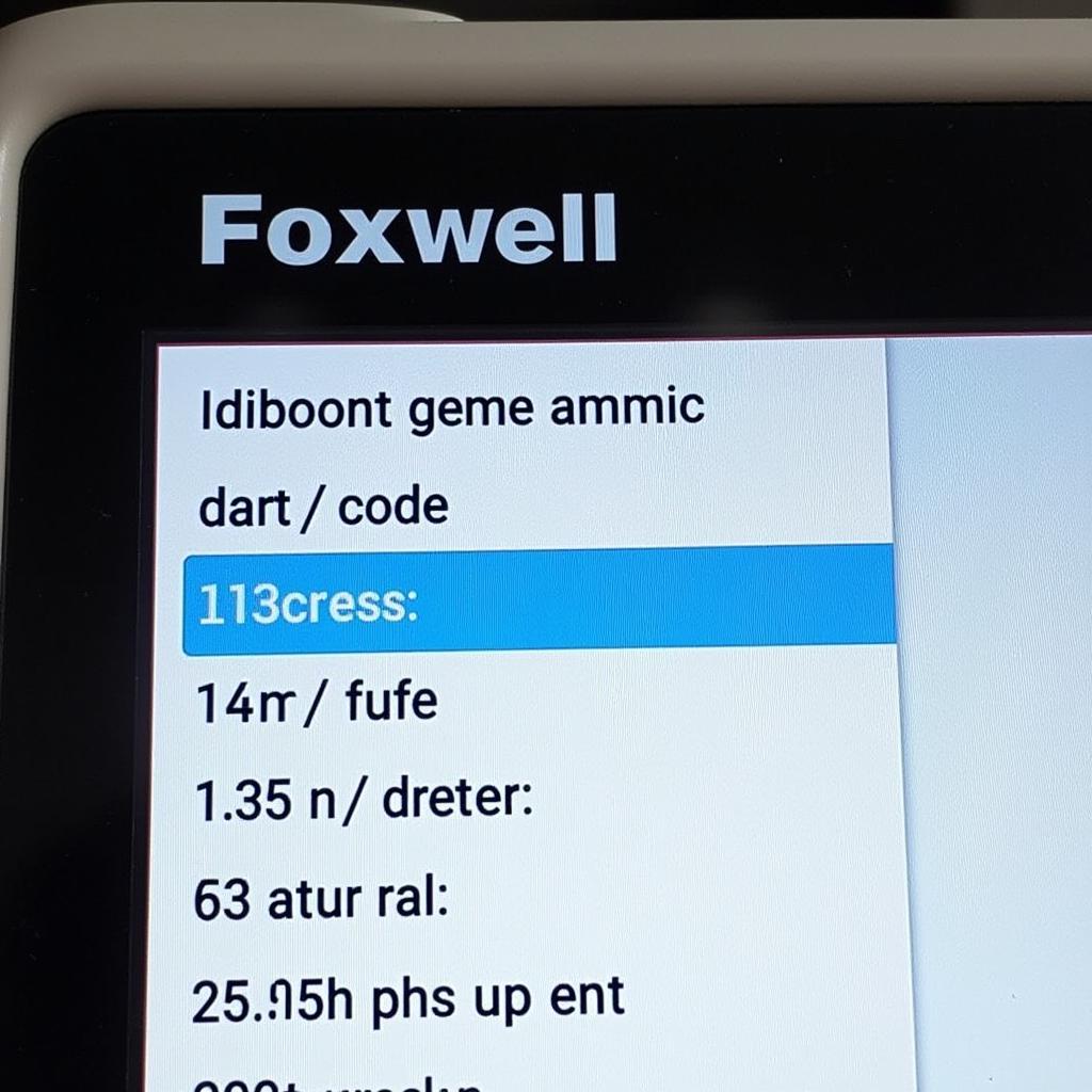 Foxwell DTC Diagnosis