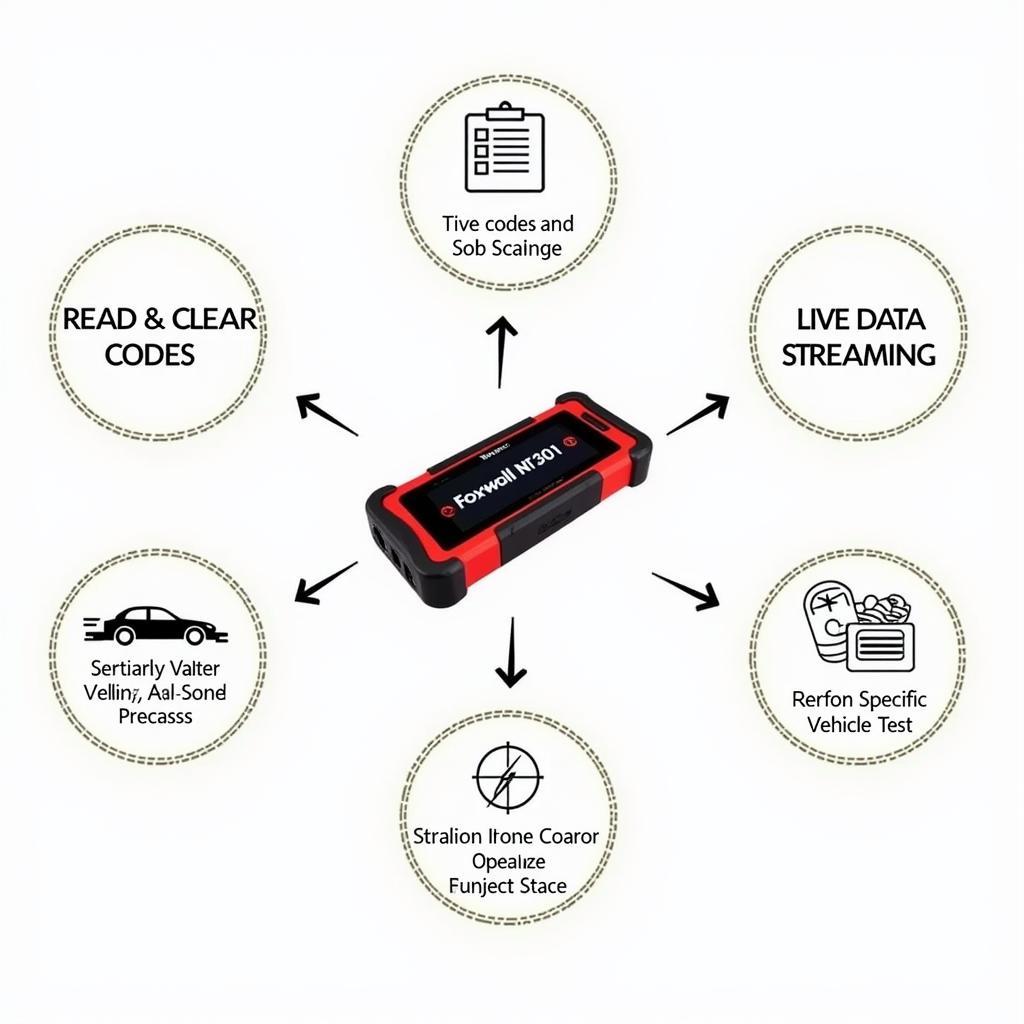 Key Functions and Features of Foxwell NT301