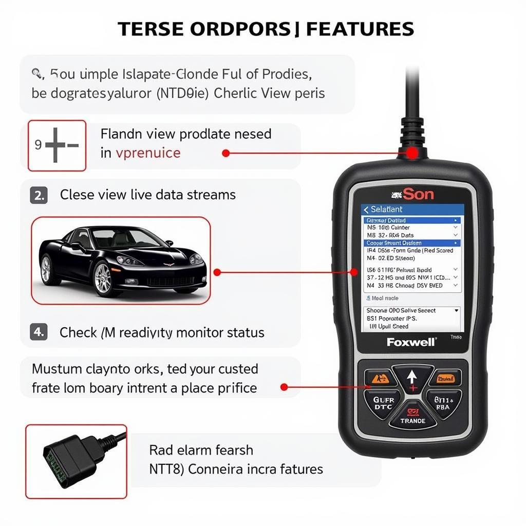 Foxwell NT301 OBD2 Scanner Features