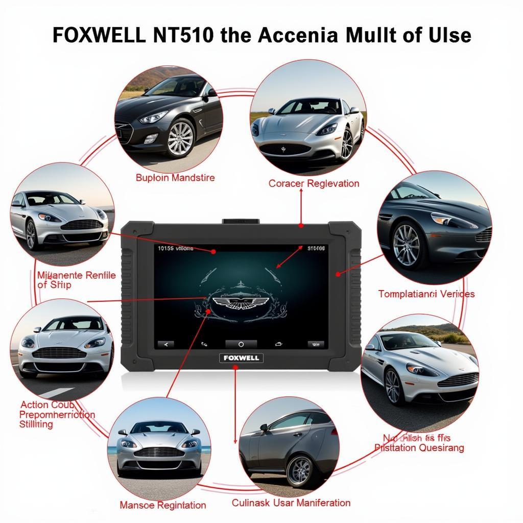 Foxwell NT510 Aston Martin Features