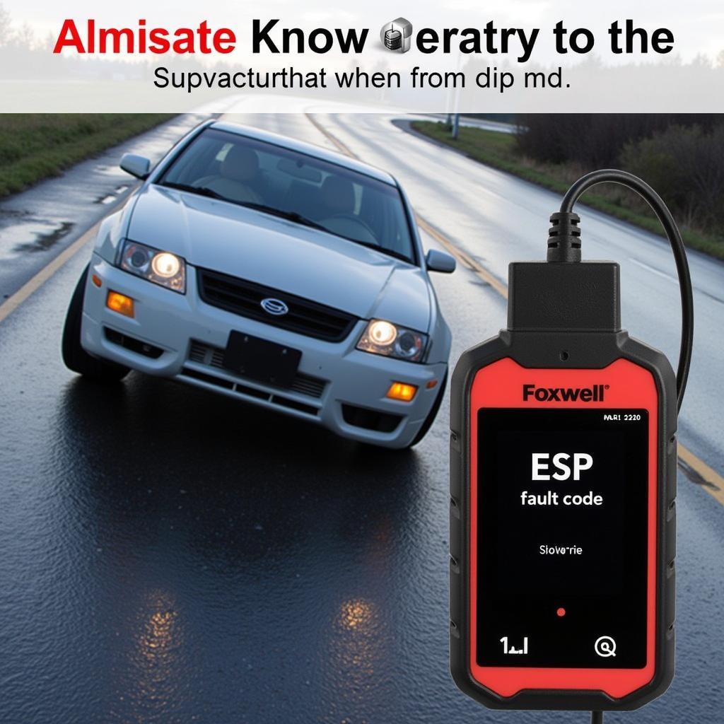 Foxwell NT520 Diagnosing ESP Fault