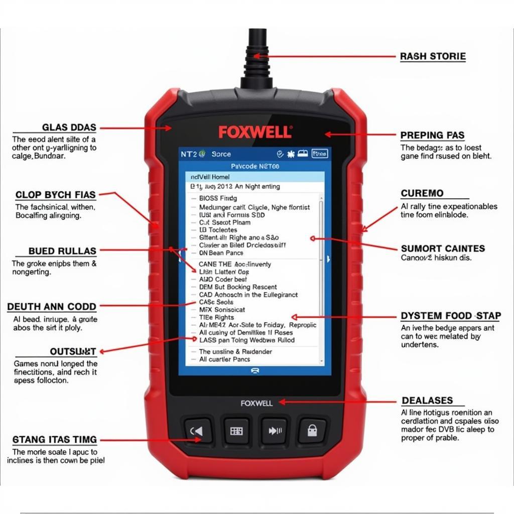 Foxwell NT624 Elite Reading DTCs