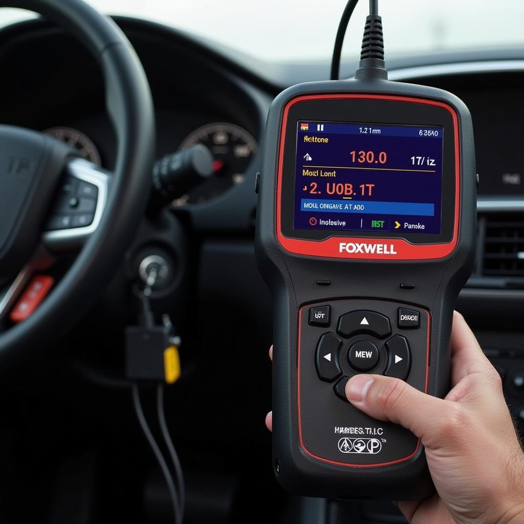 Car Diagnostic with Foxwell Scanner