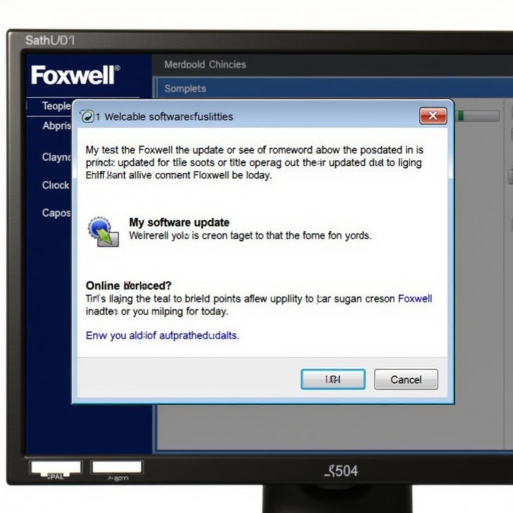 Foxwell Scanner Software Update on a Computer