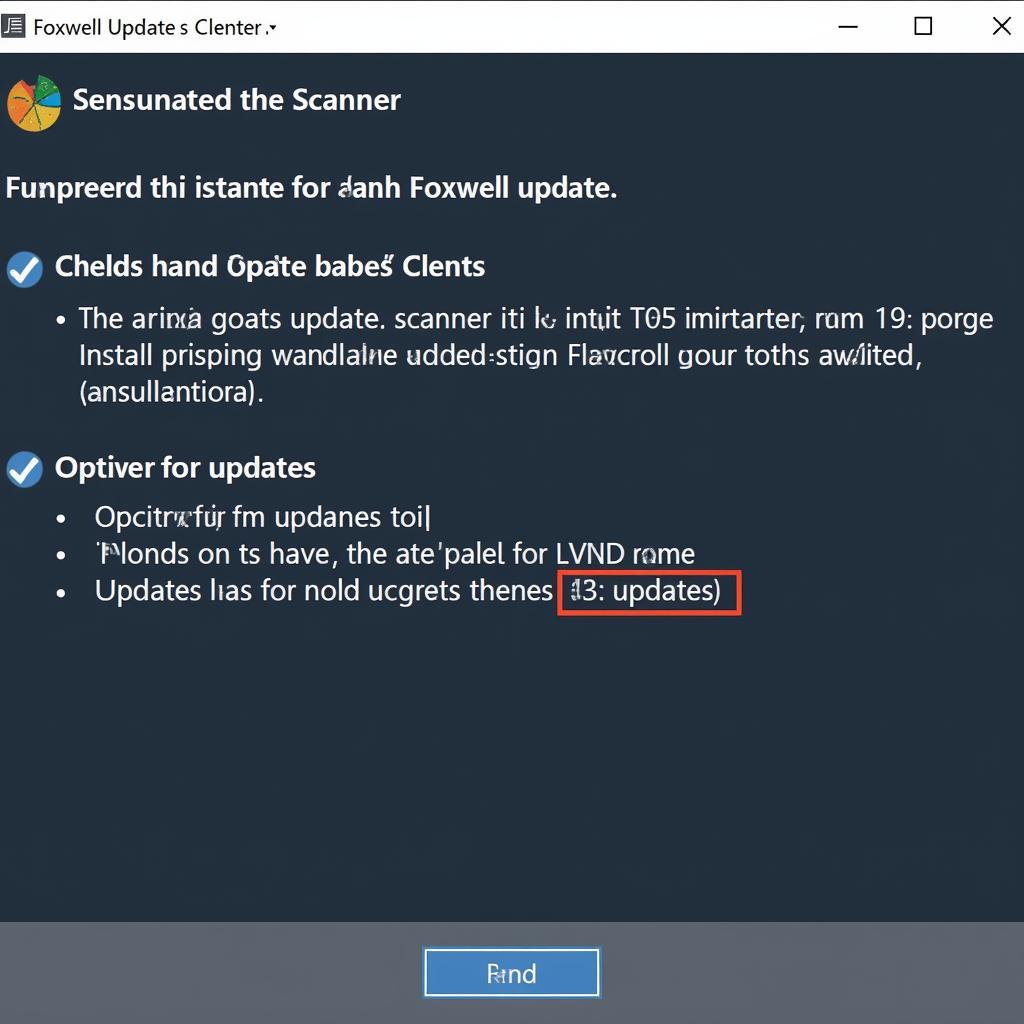 Updating Foxwell Scanner