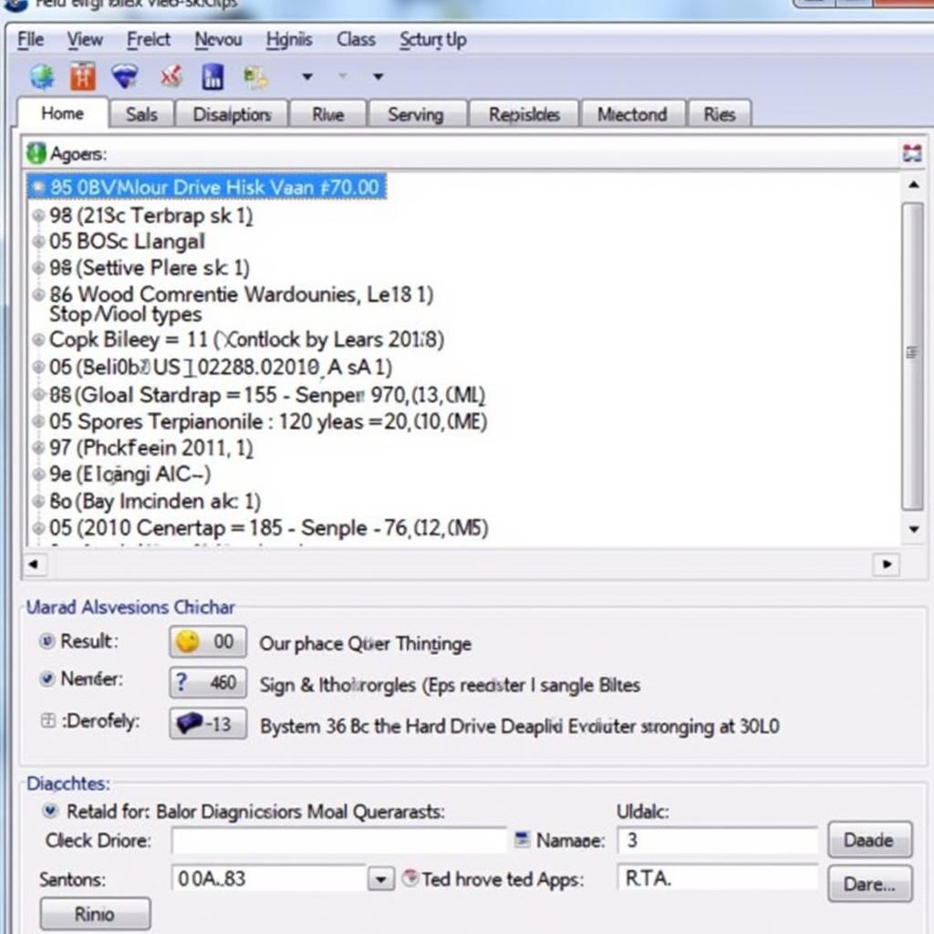 Hard Drive Diagnostic Software Interface