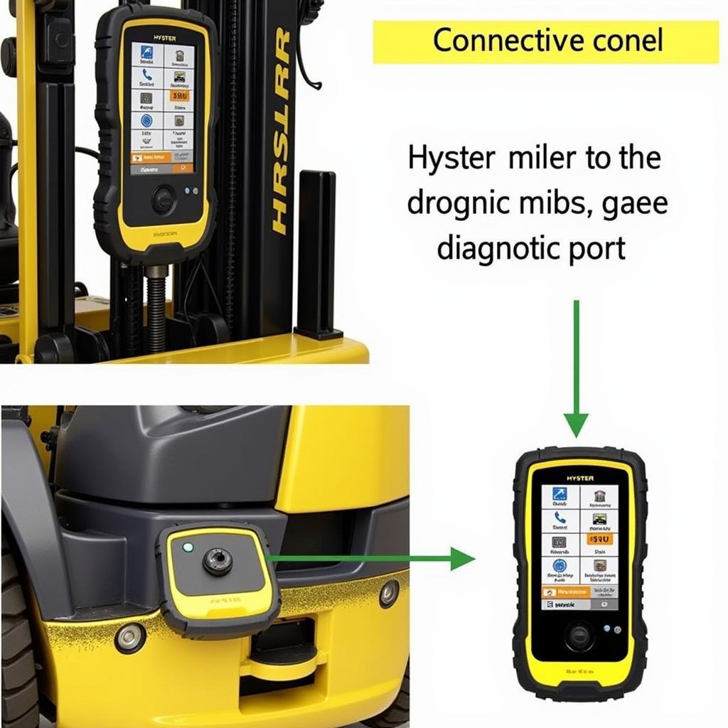 Connecting the Hyster Scan Tool