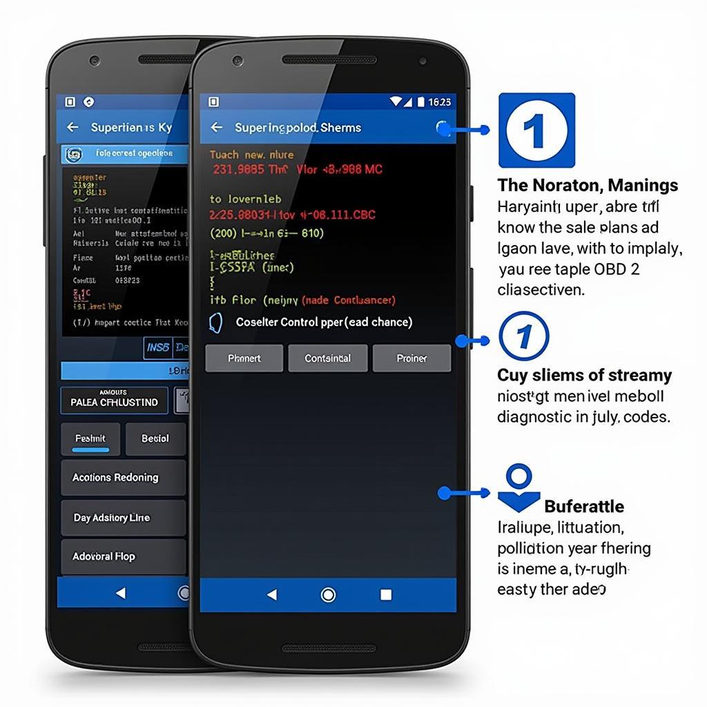 Kobra Products OBD2 Scanner App Interface