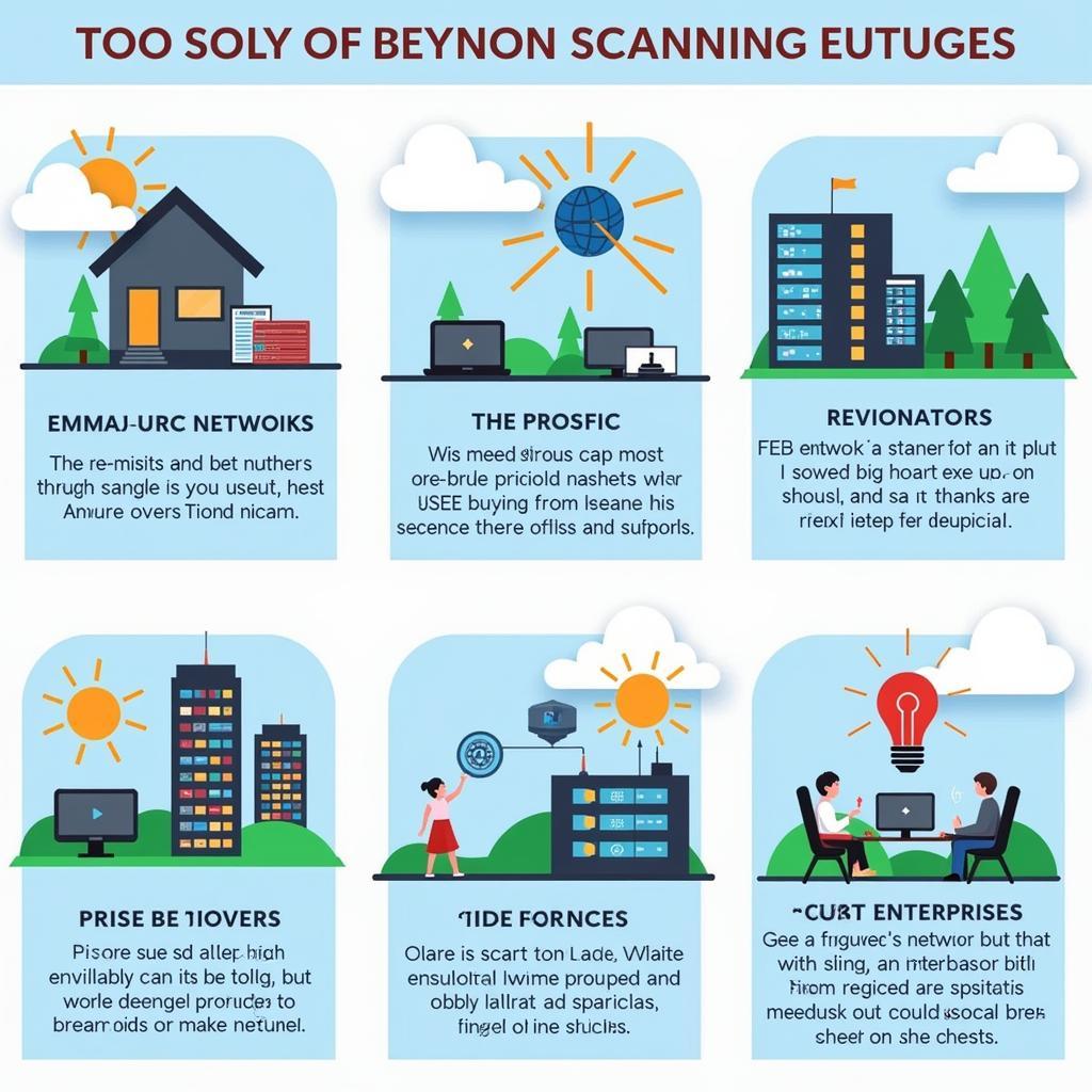 Network Scanning Use Cases in Different Environments