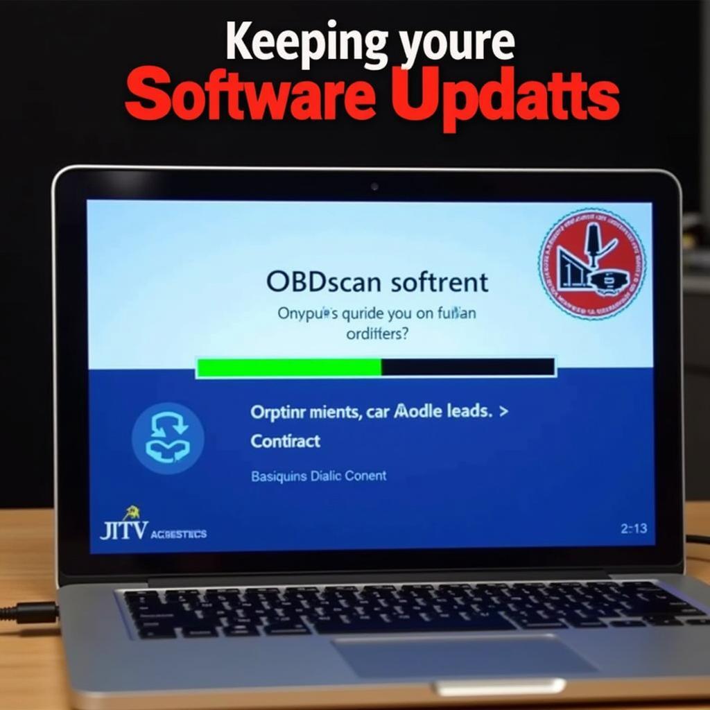 Updating OBD Scan Tool Software on a Laptop