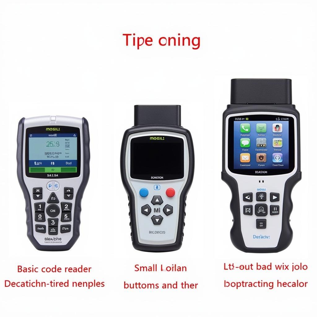 Different types of OBD scanners