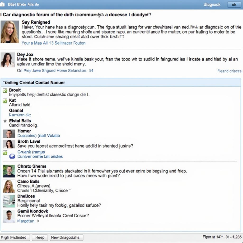Online Forum for Car Diagnostics