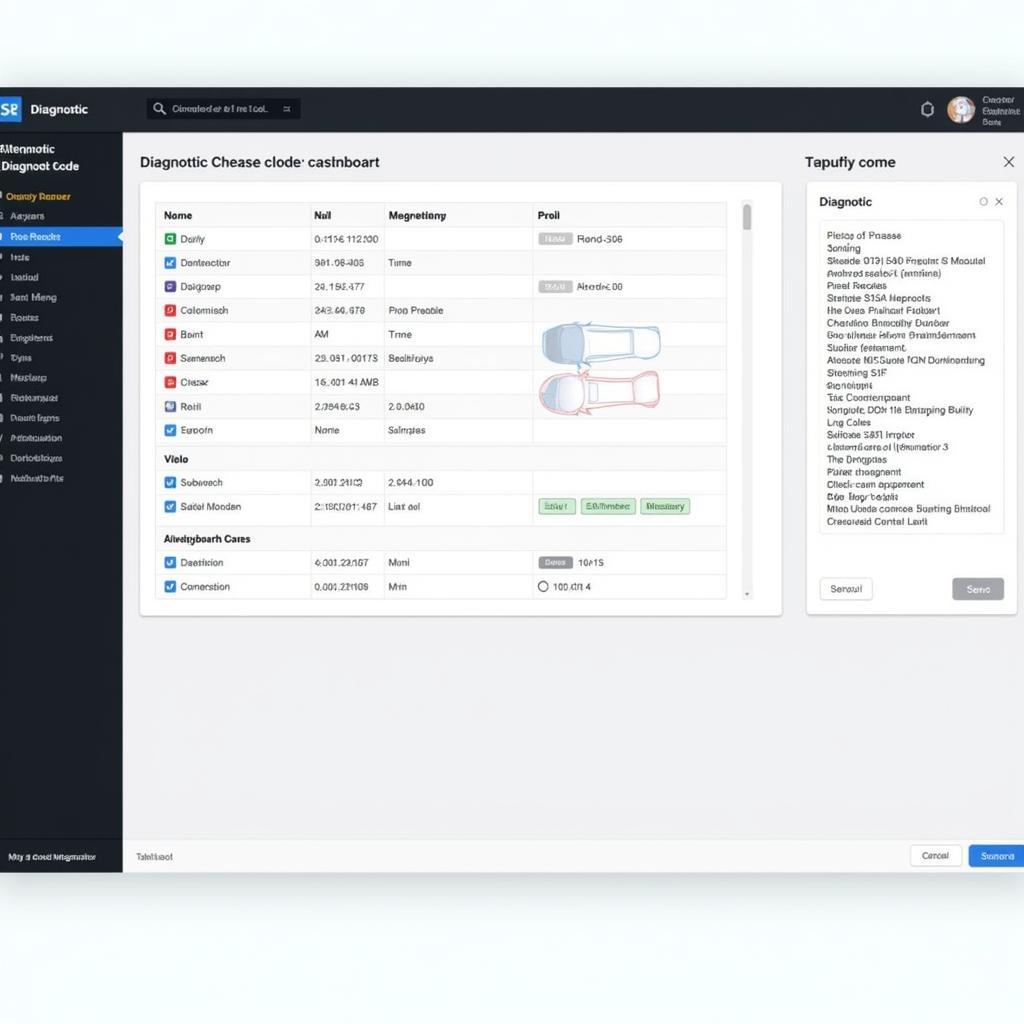 Online Diagnostic Tool Dashboard