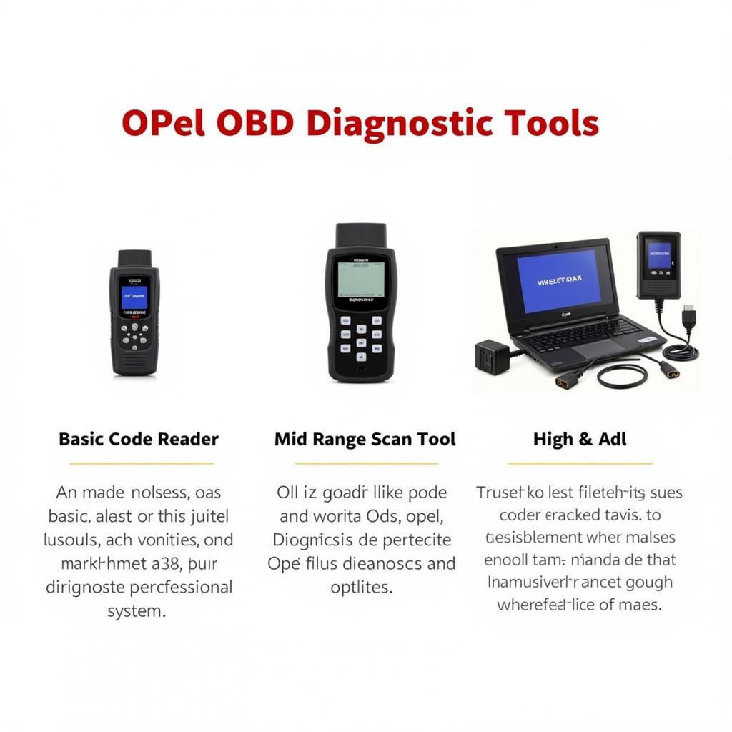 Different Types of Opel OBD Diagnostic Tools