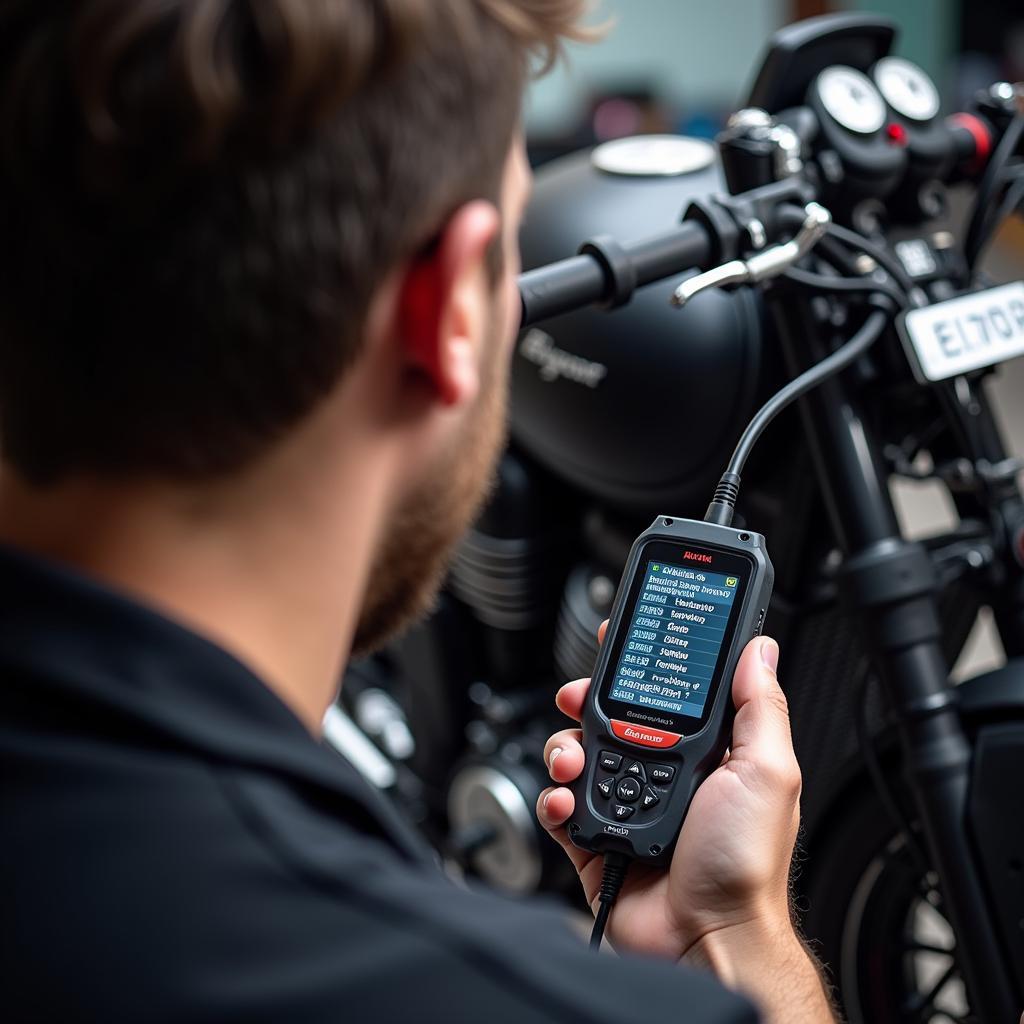 Professional-Grade OBD-II Scanner for Motorcycles