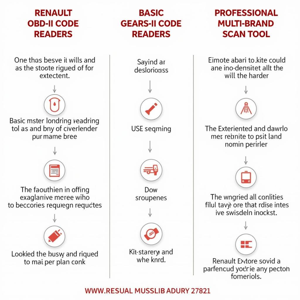 Types of Renault Master Diagnostic Tools