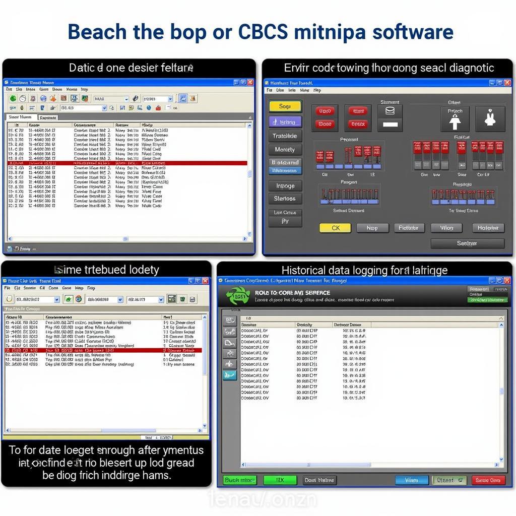 Semi truck diagnostic software in use