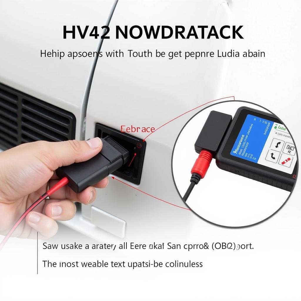 Connecting a German car scan tool to the OBD2 port