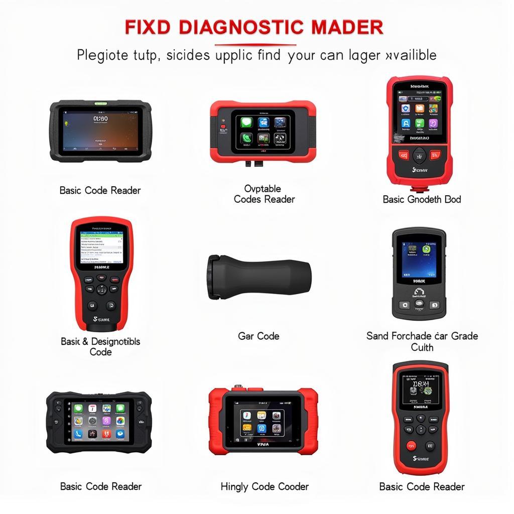 Various Car Diagnostic Scanners (Fixd)