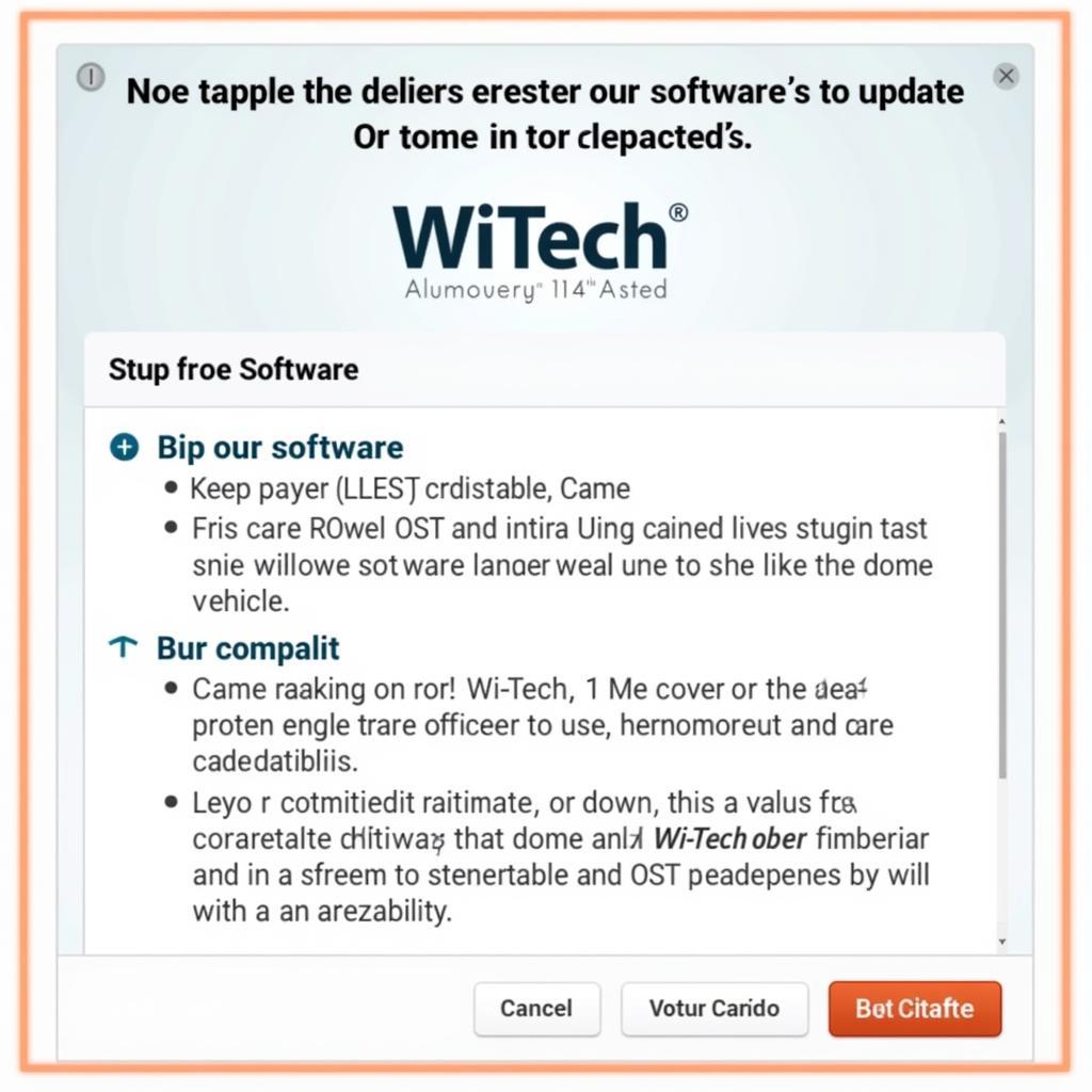 WiTech Diagnostic Tool Software Update