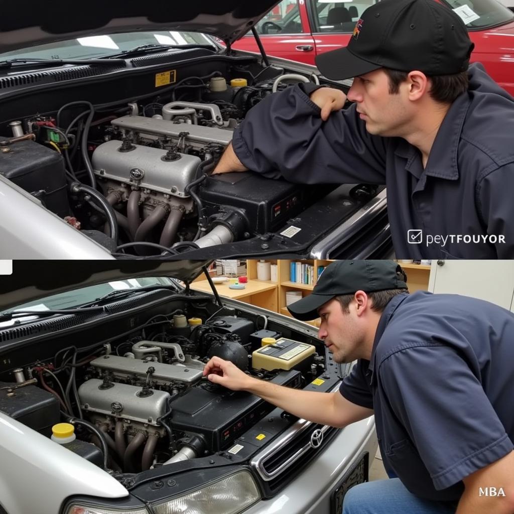 1993 Toyota Engine Bay Diagnostic Check