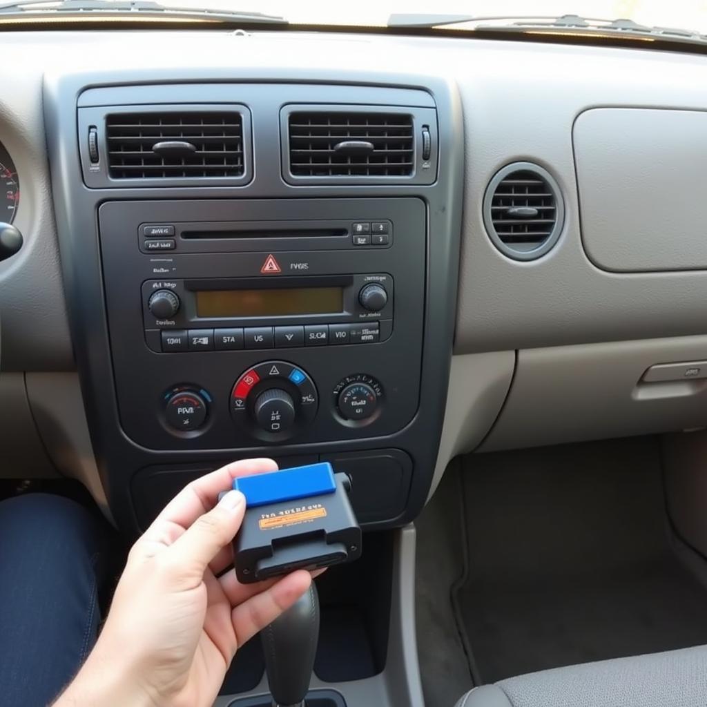 OBD2 connector on a 2006 GM vehicle