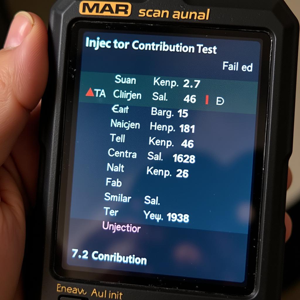 Diagnosing Injector Issues with AE Scan Tool