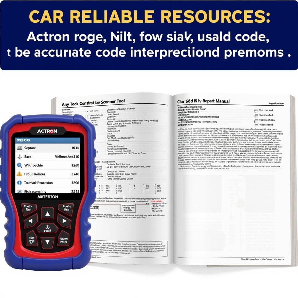 Actron Scan Tool with Repair Manual