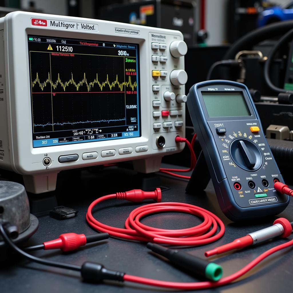 Advanced Diagnostic Tools: Oscilloscope and Multimeter