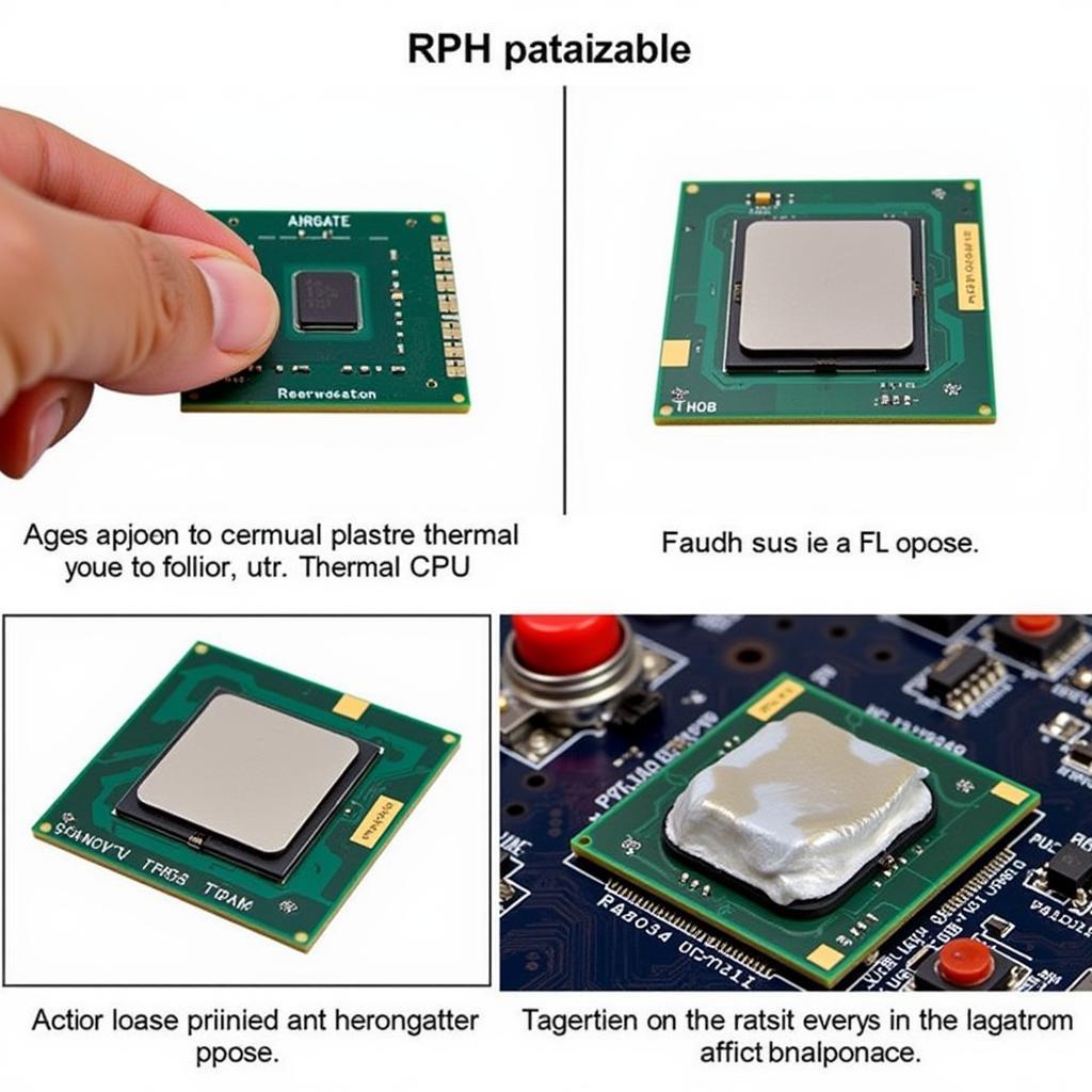 Applying Thermal Paste to a CPU