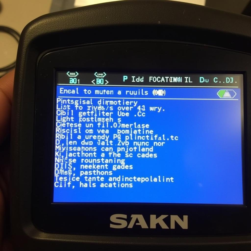 Automotive A/C Diagnostic Tools: Scan Tool Display