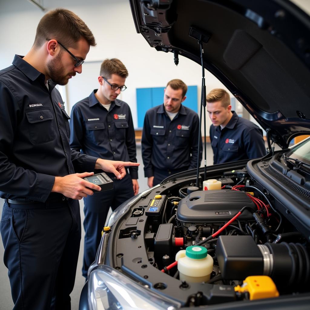 Automotive Training Session on Diagnostics