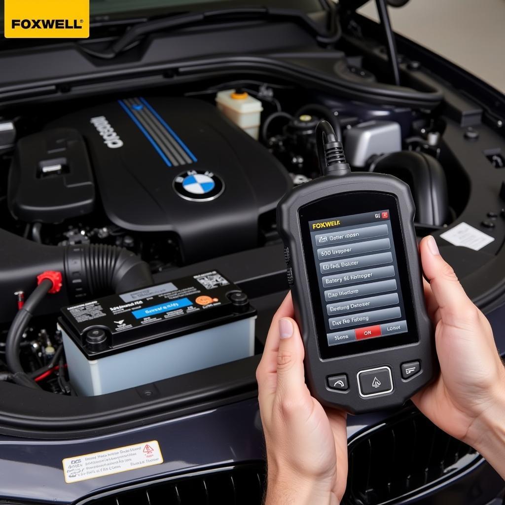 BMW Battery Replacement Guided by Foxwell NT510