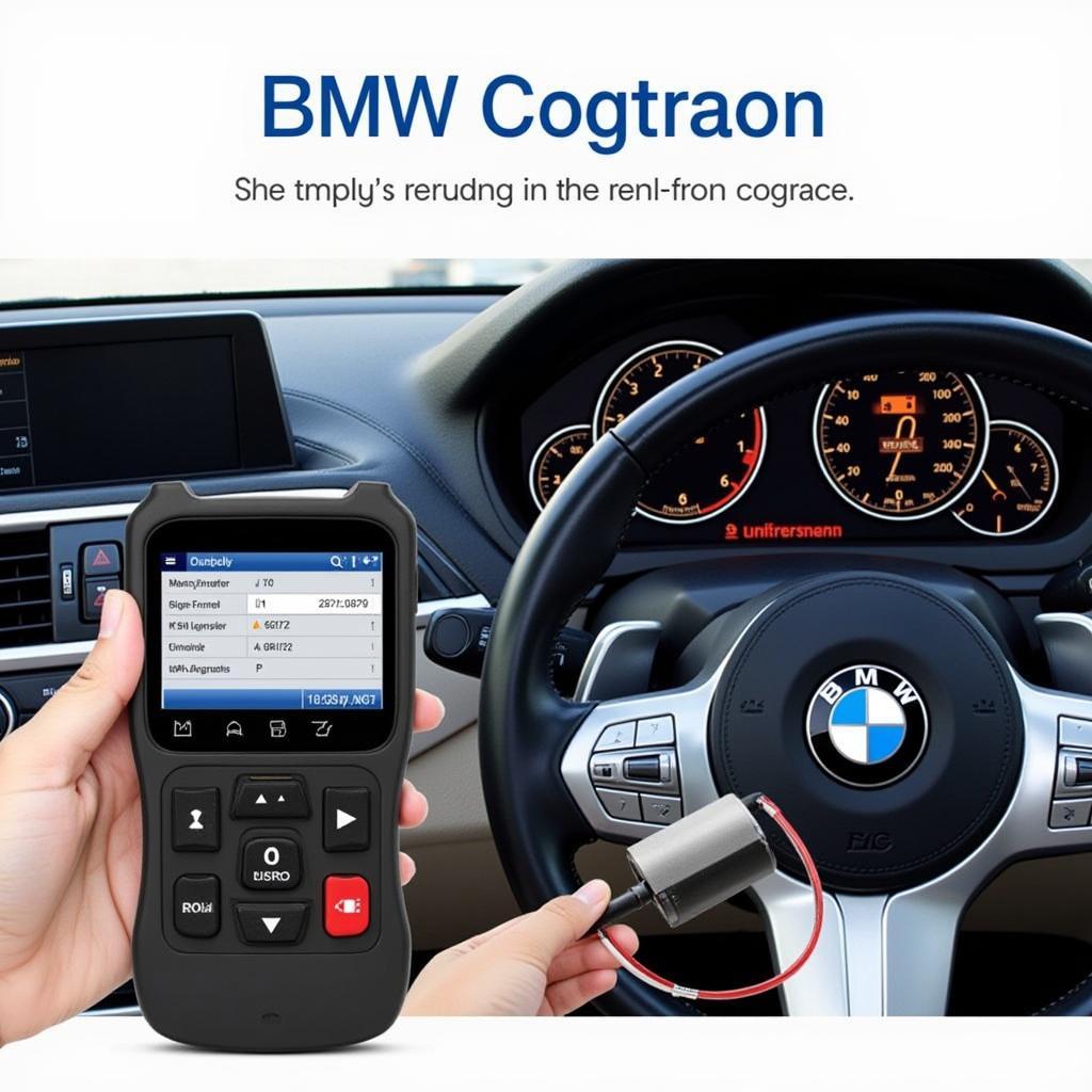 BMW Scan Tool Performing Diagnostics on a Vehicle