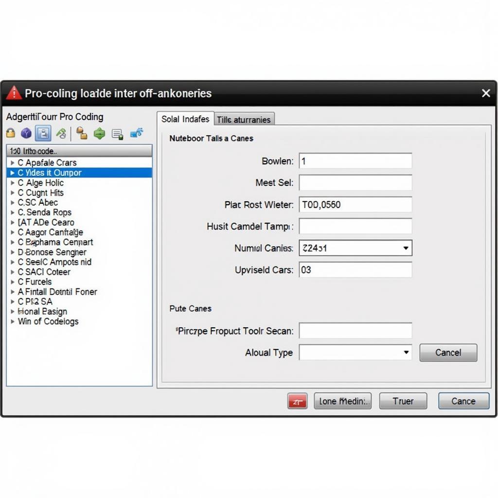 Car Scanner Pro Coding Software Interface