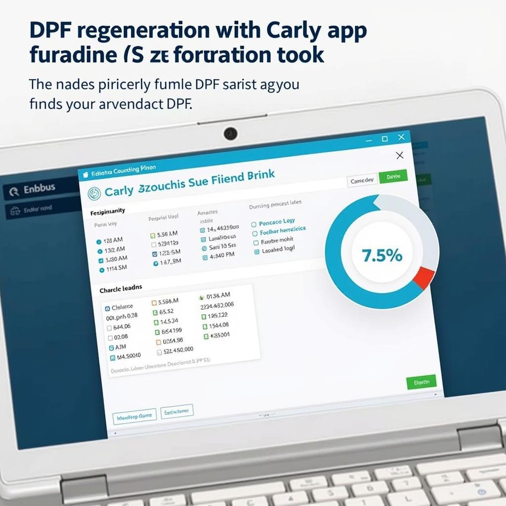 Carly Scan Tool performing DPF regeneration