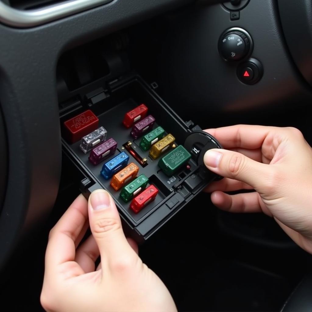 Checking Car Fuse Box