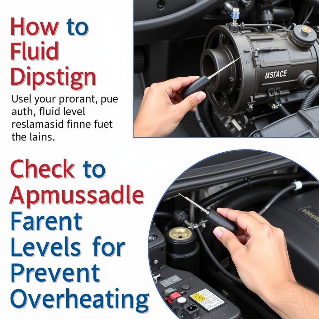 Checking Transmission Fluid Level with Dipstick