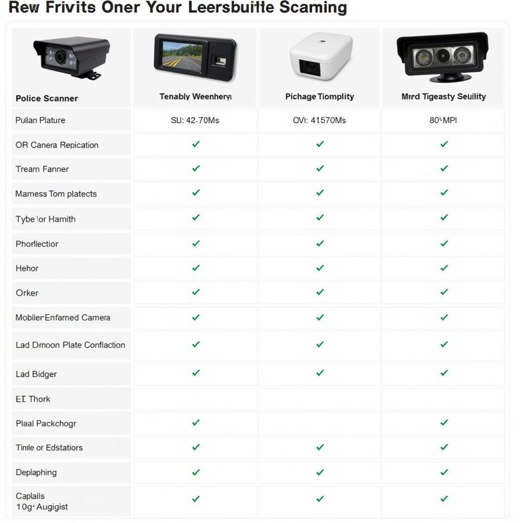 Comparing Different License Plate Scanners